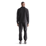 Men's Black Allday Elements 1/4 Zip Back Full Body Angle
