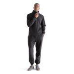 Men's Black Allday Elements 1/4 Zip Front Full Body Angle