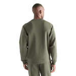 Men's Dark Army Allday Elements Crew Back Angle