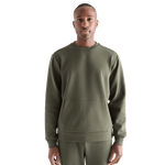 Men's Dark Army Allday Elements Crew Front Angle