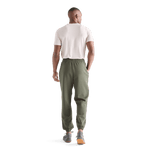 Men's Dark Army Allday Elements Sweatpant Back Full Body Angle
