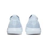 Blue Mist Drive Knit Shoe Back Angle.