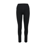 Women's Black Matte High-Rise Matte Tight 25" Silhouette Angle