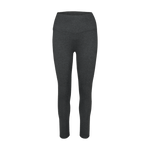 Women's Charcoal Heather Matte High-Rise Matte Tight 25" Silhouette Angle