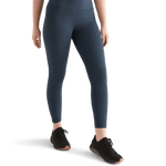 Women's Midnight Heather Matte High-Rise Matte Tight 25" Front Angle