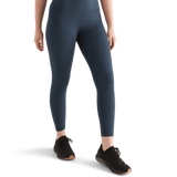 Women's Midnight Heather Matte High-Rise Matte Tight 25" Front Angle