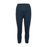 Women's Midnight Heather Matte High-Rise Matte Tight 25" Silhouette Angle