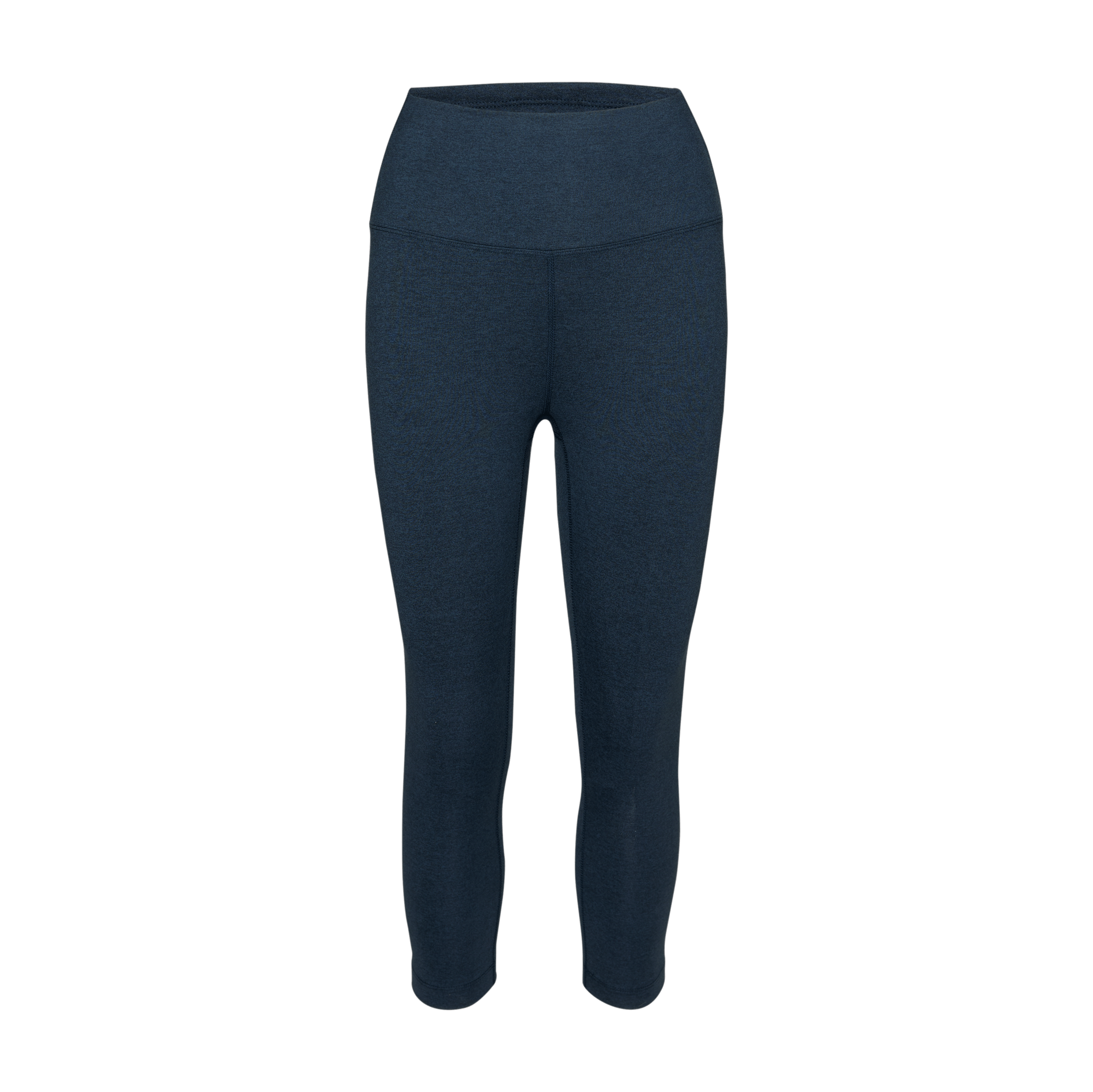 Women's Midnight Heather Matte High-Rise Matte Tight 25" Silhouette Angle
