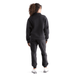 Women's Black Allday Elements 1/4 Zip Back Full Body Angle
