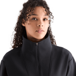 Women's Black Allday Elements 1/4 Zip Collar Angle