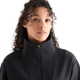 Women's Black Allday Elements 1/4 Zip Collar Angle