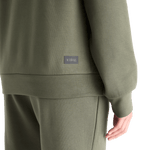 Women's Dark Army Allday Elements 1/4 Zip NOBULL Angle