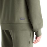 Women's Dark Army Allday Elements 1/4 Zip NOBULL Angle