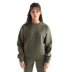 Women's Dark Army Allday Elements Crew Front Angle