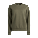 Women's Dark Army Allday Elements Crew Silhouette Angle