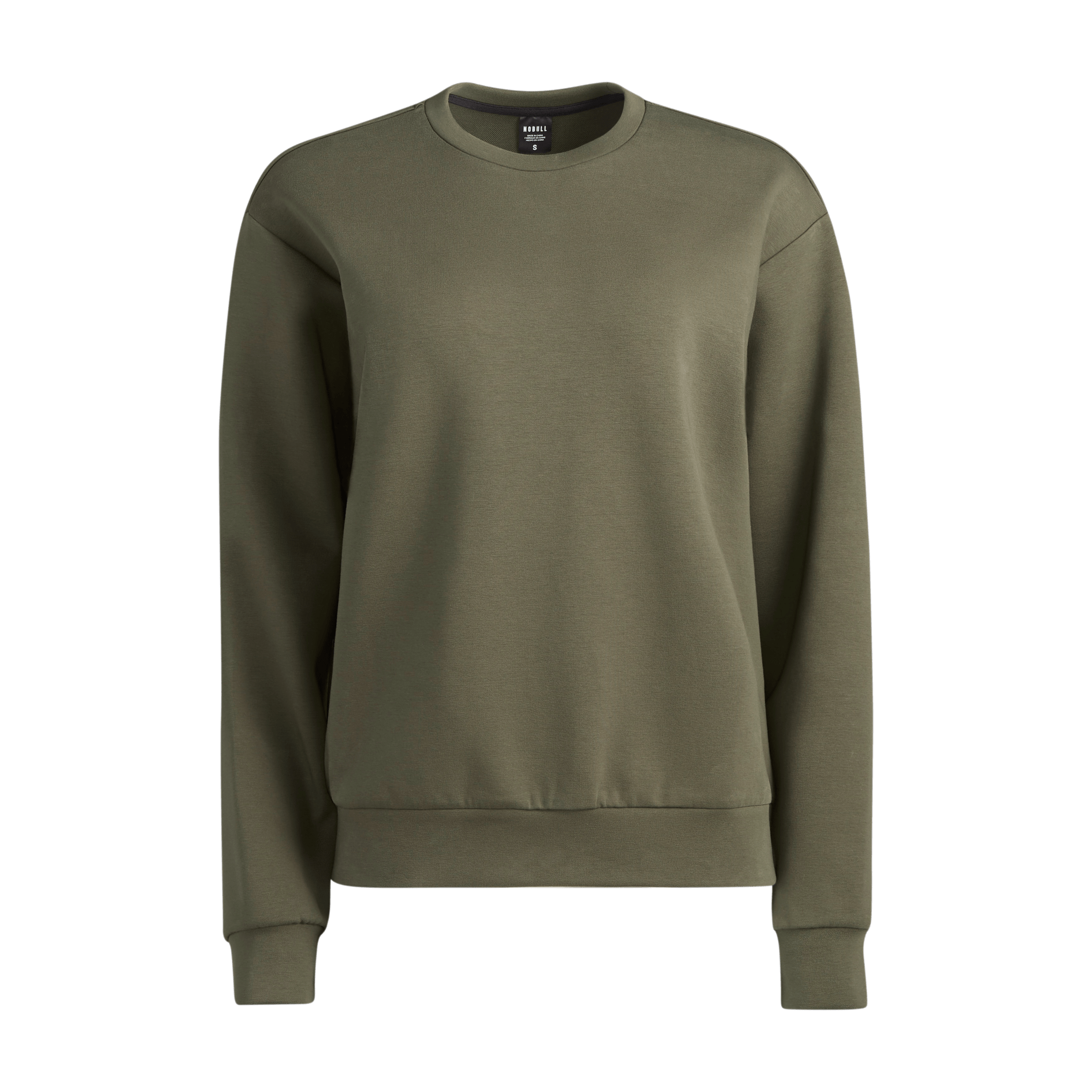 Women's Dark Army Allday Elements Crew Silhouette Angle