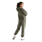 Women's Dark Army Allday Elements Hoodie Back Full Body Angle
