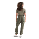 Women's Dark Army Allday Elements Sweatpant Back Full Body Angle