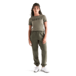 Women's Dark Army Allday Elements Sweatpant Front Full Body Angle