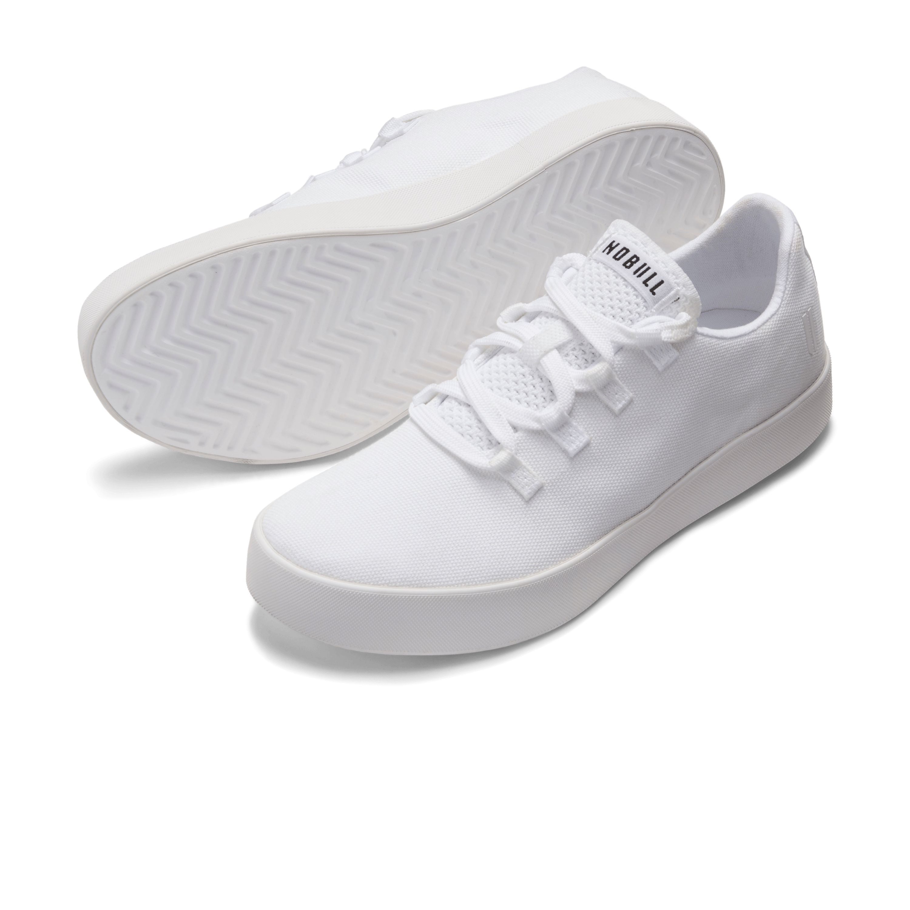 White Canvas Recs Shoes Angled