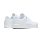 White Canvas Recs Shoes Back Side Angle