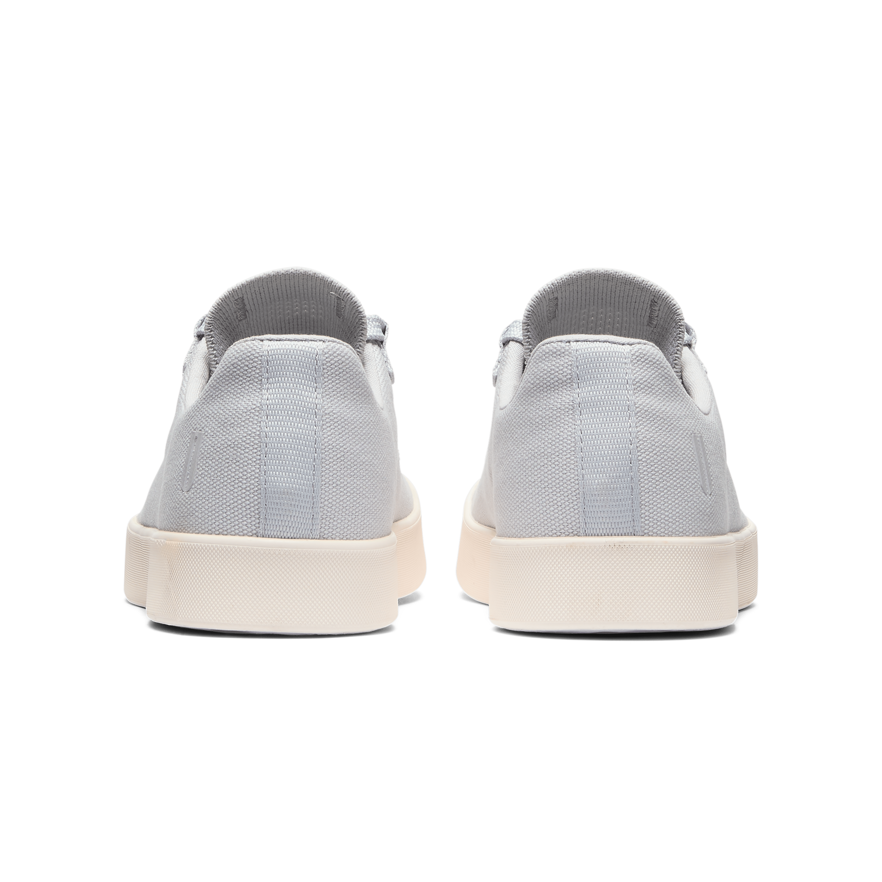 Light Grey Canvas Recs Shoes Back Angle