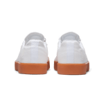 White Gum Canvas Recs Shoes Back Angle