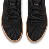 Women's Black Gum Recs Shoes Above Angle