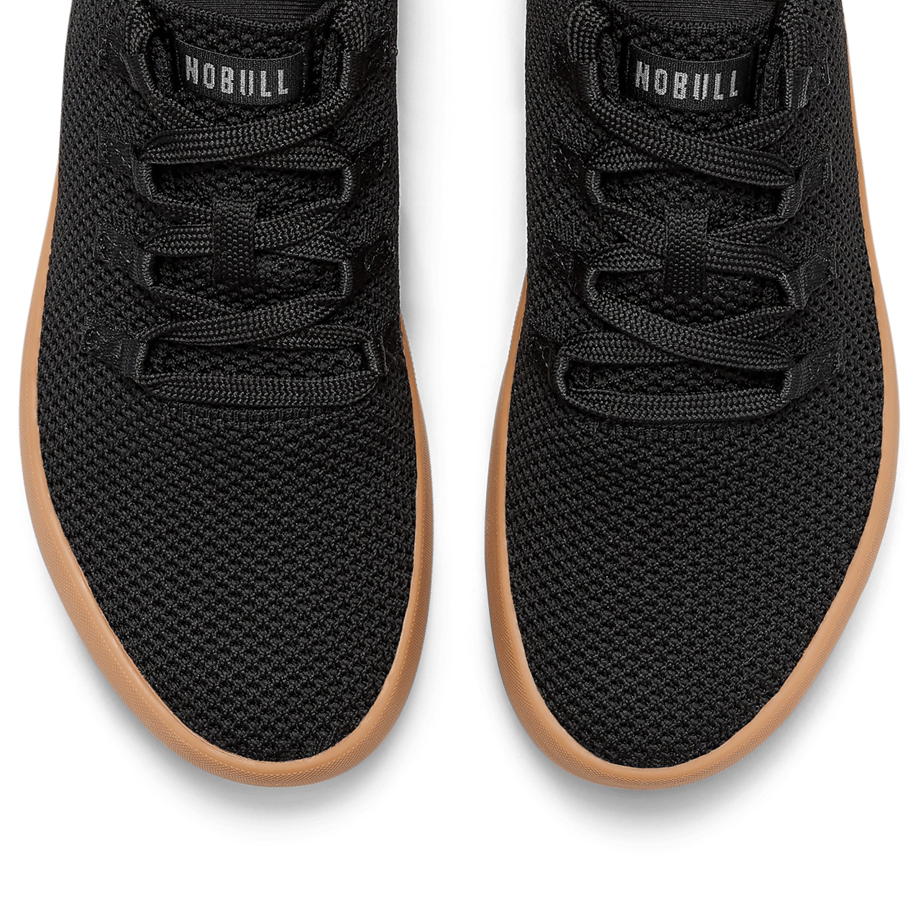 Women's Black Gum Recs Shoes Above Angle