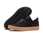 Women's Black Gum Recs Shoes Angled