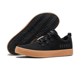 Men's Black Gum Recs Shoes Angled