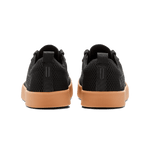 Men's Black Gum Recs Shoes Back Angle