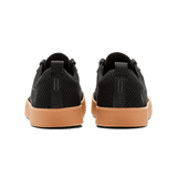 Women's Black Gum Recs Shoes Back Angle