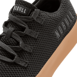 Men's Black Gum Recs Shoes Material Angle