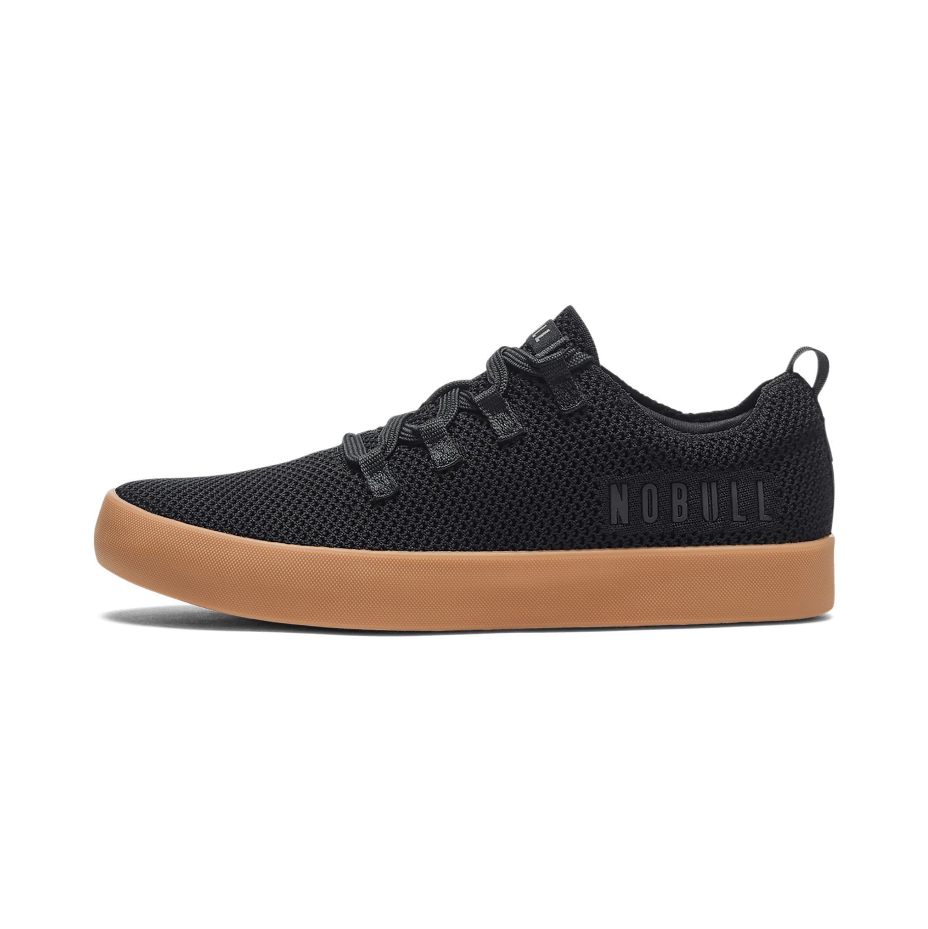 Women's Black Gum Recs Shoes Side Angle