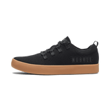 Men's Black Gum Recs Shoes Side Angle