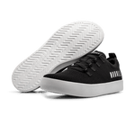 Women's Black White Recs Shoes Angled