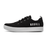 Women's Black White Recs Shoes Side Angle