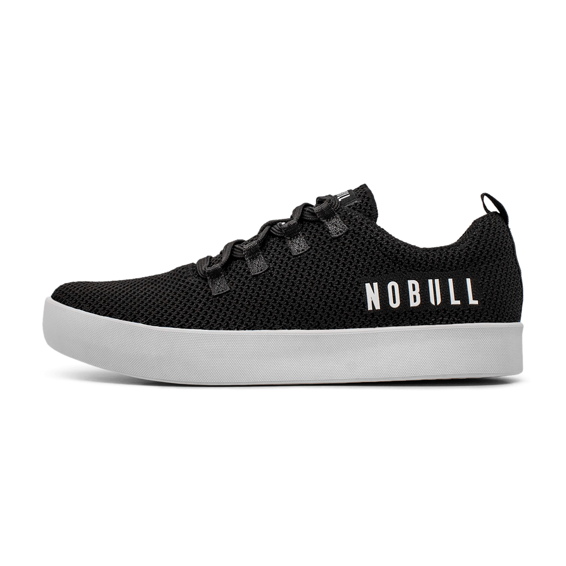Men's Black White Recs Shoes Side Angle