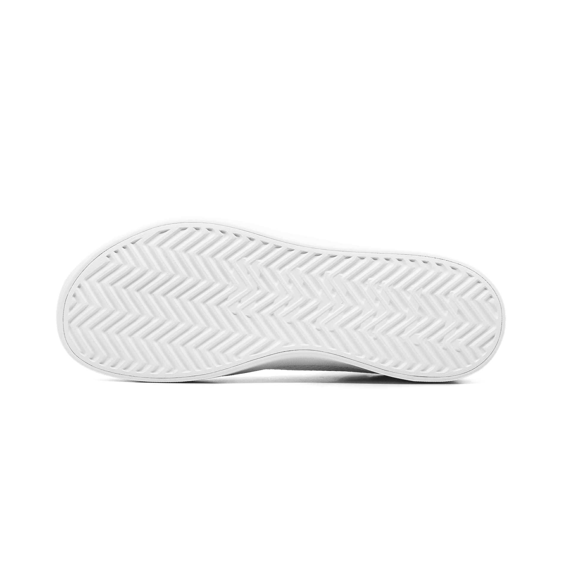 Men's White Recs Shoes Bottom Angle