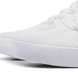 Women's White Recs Shoes Toe Box Angle