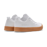 Men's White Gum Recs Shoes Back Side Angle