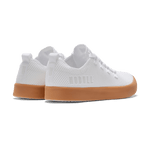 Women's White Gum Recs Shoes Back Side Angle