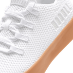Women's White Gum Recs Shoes Material Angle