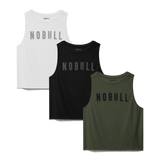 Black, White and Dark Army NOBULL Muscle Tanks