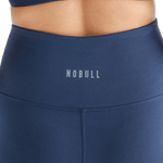 Women's Night Navy High-Rise Matte Short NOBULL Angle