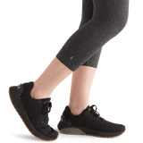 Women's Charcoal Heather Matte High-Rise Tight 21" Logo Angle
