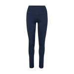 Women's Night Navy High-Rise Matte Tight 28" Silhouette Angle