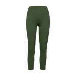 Women's Dark Army High-Rise Matte Tight 25" Silhouette Angle