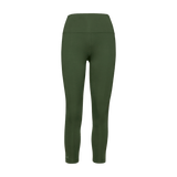 Women's Dark Army High-Rise Matte Tight 25" Silhouette Angle
